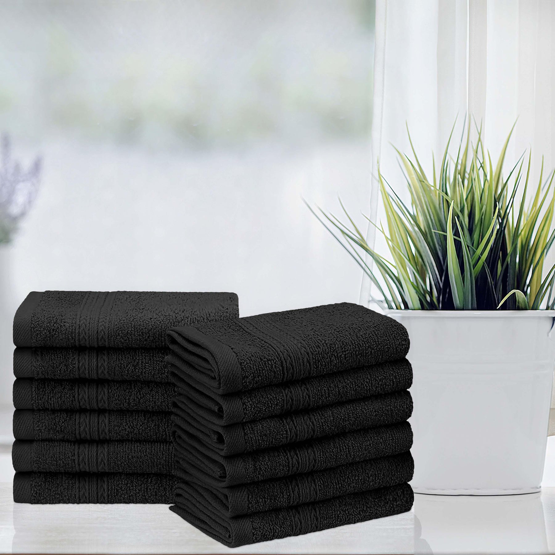 Eco-Friendly Ring Spun Cotton Towel Set Collection - Towel Set by Superior