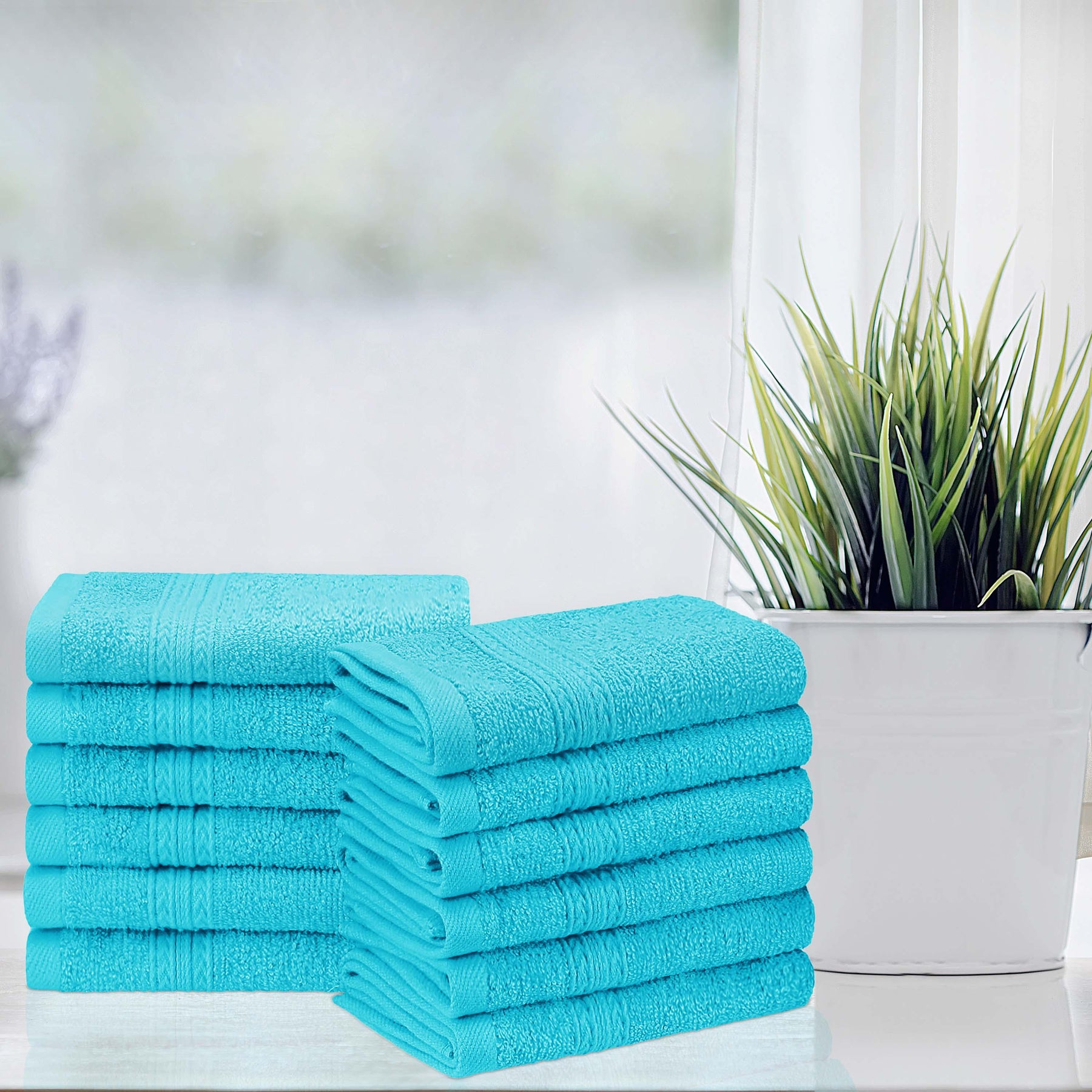 Eco-Friendly Ring Spun Cotton Towel Set Collection - Towel Set by Superior