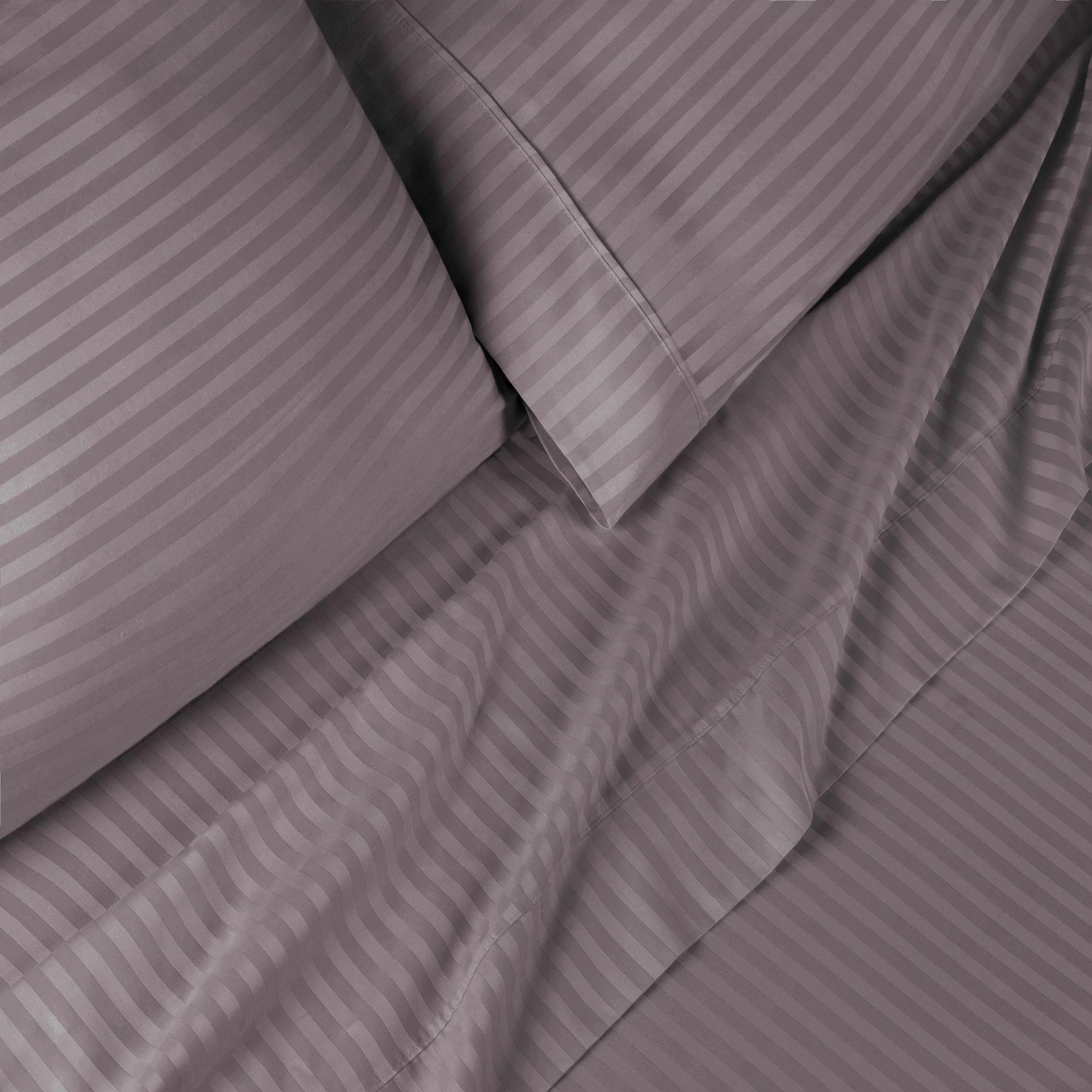 Egyptian Cotton 300 Thread Count Striped Deep Pocket Sheet Set - Sheet Set by Superior