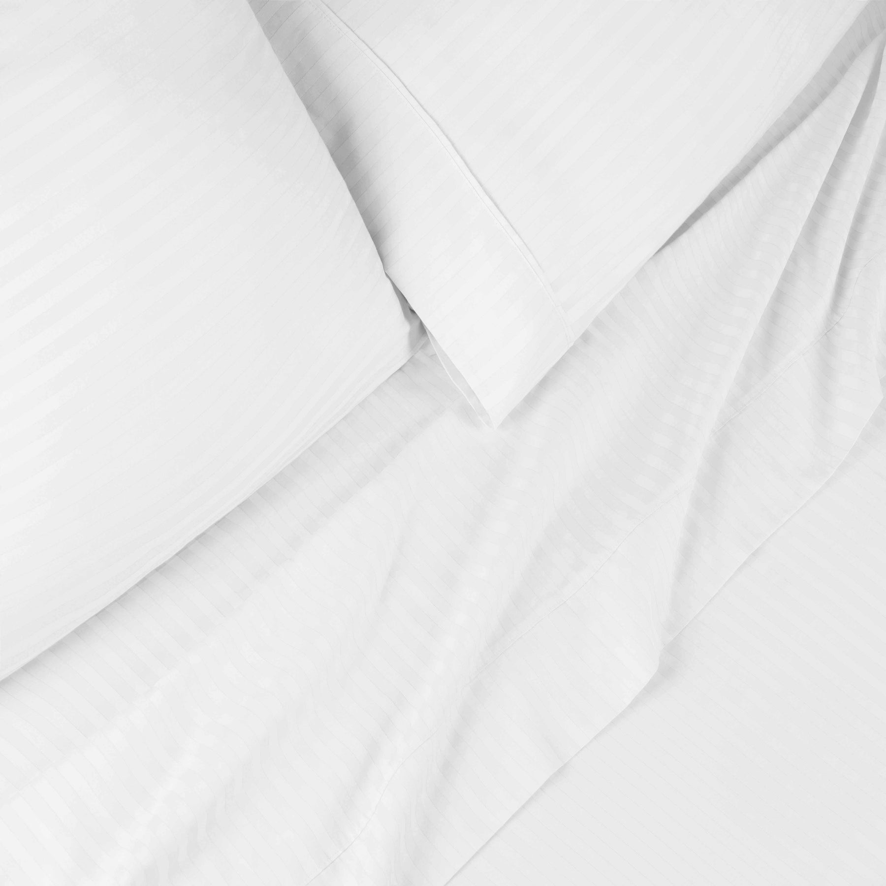 Egyptian Cotton 300 Thread Count Striped Deep Pocket Sheet Set - Sheet Set by Superior