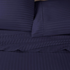 Egyptian Cotton 600 Thread Count Striped Pillowcase Set - Pillowcases by Superior