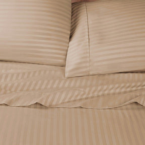 Egyptian Cotton 600 Thread Count Striped Pillowcase Set - Pillowcases by Superior