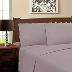 Microfiber Wrinkle Resistant Solid Infinity Embroidery Pillowcase Set - by Superior - Superior 