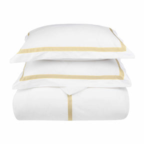 Miller Embroidered Border Cotton Duvet Cover Set - by Superior