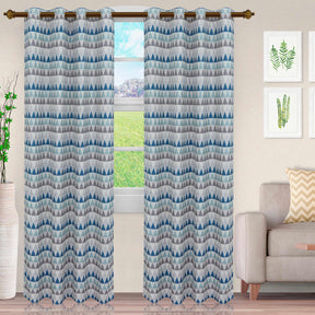 Scalene Jacquard Trellis Grommet Semi-Sheer Curtain Panel Set - Semi Sheer Curtains by Superior