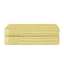 Soho Ribbed Textured Cotton Ultra-Absorbent Bath Towel Set - Bath Towel by Superior - Superior 