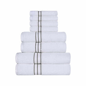 Turkish Cotton Heavyweight Plush 8 Piece Towel Set - Towel Set by Superior