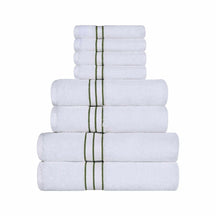 Turkish Cotton Heavyweight Plush 8 Piece Towel Set - Towel Set by Superior