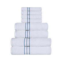 Turkish Cotton Heavyweight Plush 8 Piece Towel Set - Towel Set by Superior