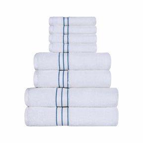 Turkish Cotton Heavyweight Plush 8 Piece Towel Set - Towel Set by Superior