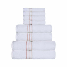 Turkish Cotton Heavyweight Plush 8 Piece Towel Set - Towel Set by Superior