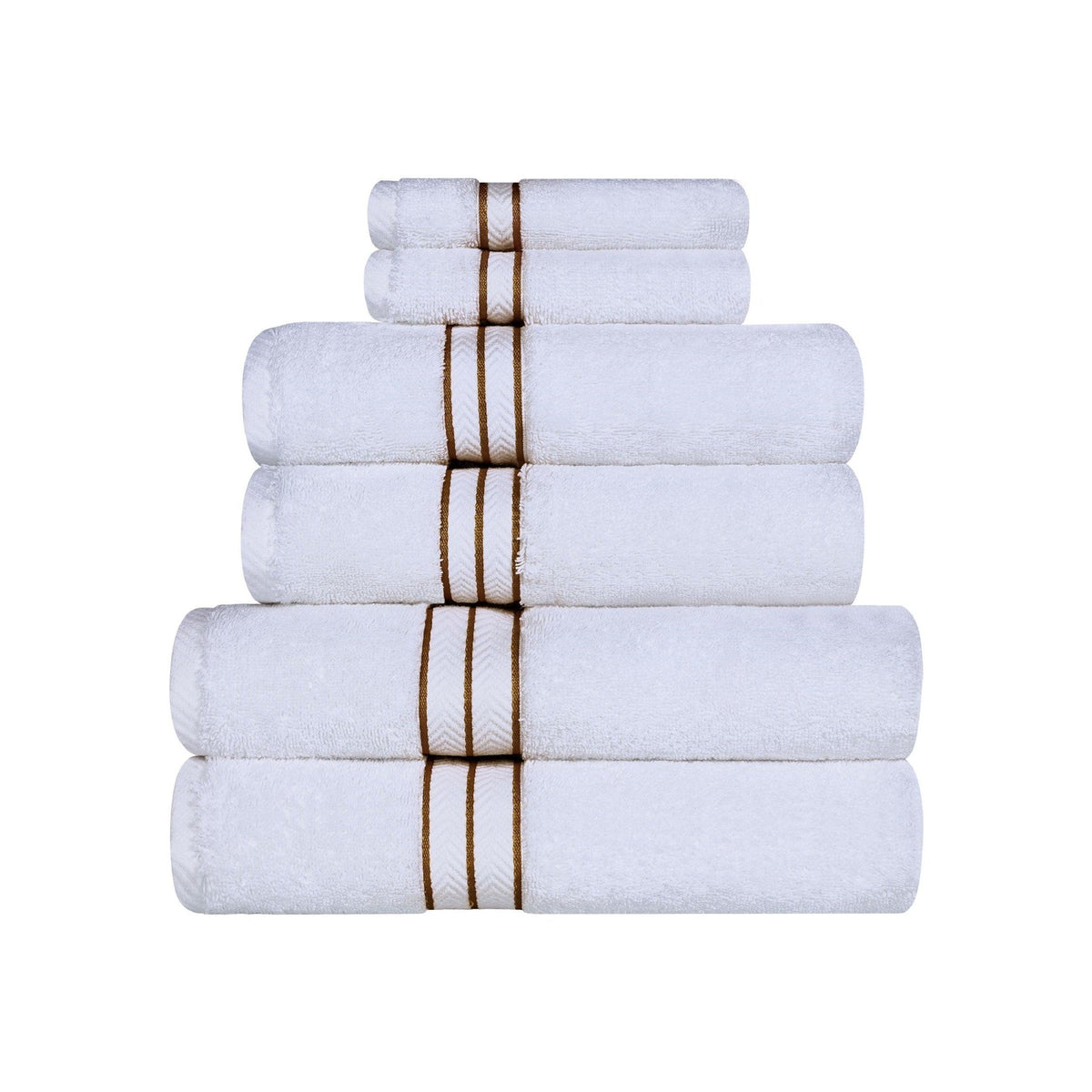 Turkish Cotton Heavyweight Ultra-Plush 6 Piece Towel Set - Towel Set by Superior