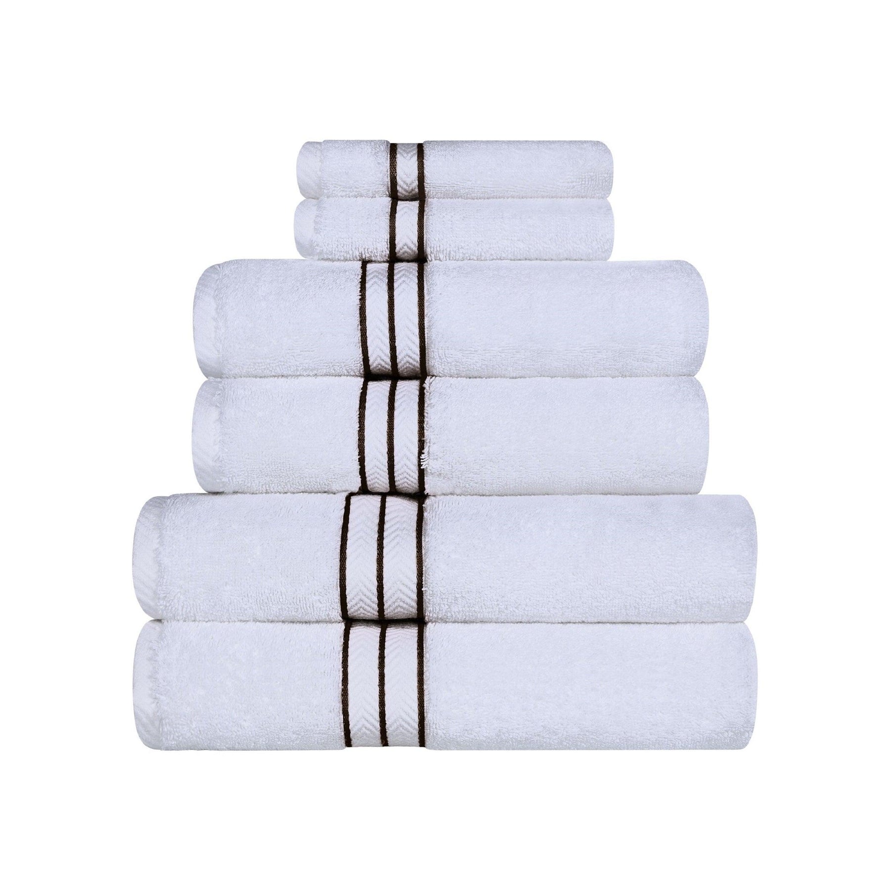 Turkish Cotton Heavyweight Ultra-Plush 6 Piece Towel Set - Towel Set by Superior