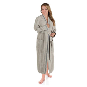 Turkish Cotton Terry Kimono Embroidered Super-Soft Unisex Bathrobe - Bath Robe by Superior