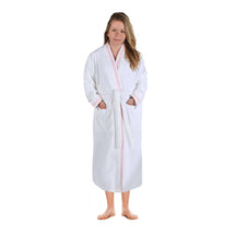 Turkish Cotton Terry Kimono Embroidered Super-Soft Unisex Bathrobe - Bath Robe by Superior