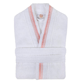 Turkish Cotton Terry Kimono Embroidered Super-Soft Unisex Bathrobe - Bath Robe by Superior